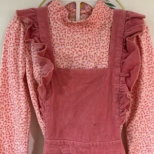 Corduroy Pink Overalls size 5T